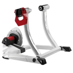 Elite Qubo Fluid - Wheel On Cycletrainer - White